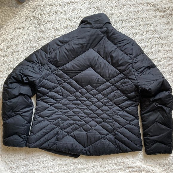 Eddie Bauer Women's Black Petite Large Down Jacket - Picture 4 of 4